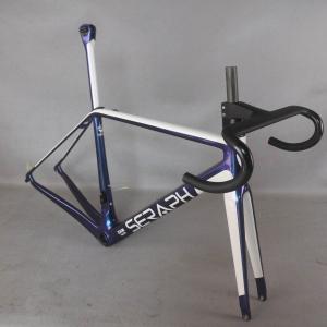 2021 SERAPH new all inner cable road carbon frame bicycle frameset include carbon fork carbon seatpost chameleon color